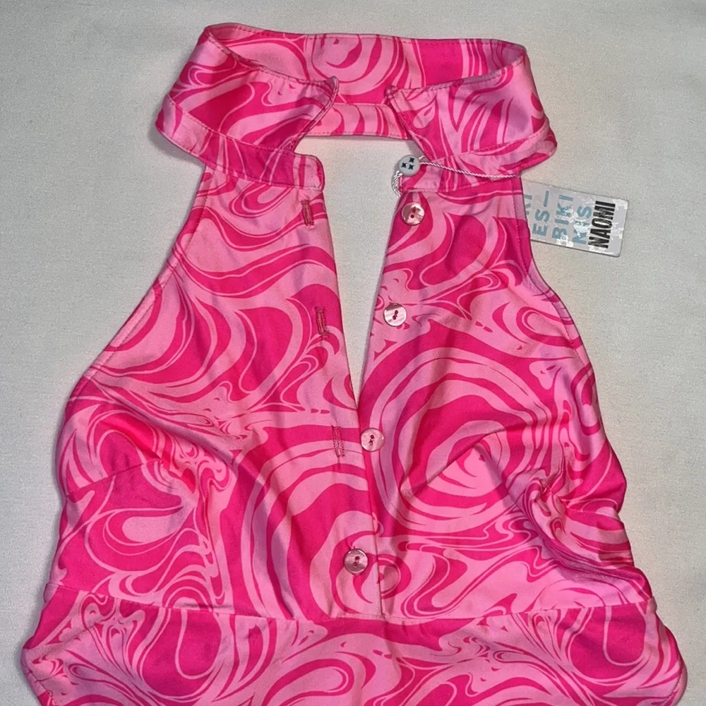 Frankies Bikini Osaka Satin One Piece Swimsuit Sz M